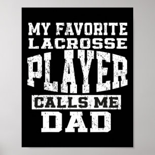 Poster Mon Joueur De Crosse Préféré Callsme Papa Pères Da