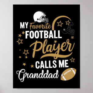 Poster Mon joueur de football préféré m'appelle Grand-pèr