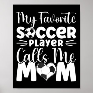 Poster Mon Joueur De Football Préféré M'appelle Maman Foo