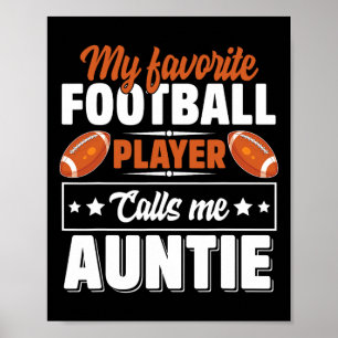 Poster Mon joueur de football préféré m'appelle Tante Mèr