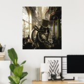 Poster Mon laboratoire secret (Bureau à domicile)