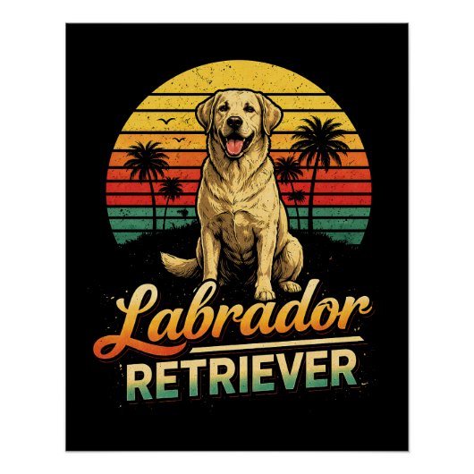 Poster Mon Labrador Retriever (Devant)