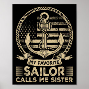 Poster Mon Marchand Préféré M'Appelle Soeur Sailor Soeur