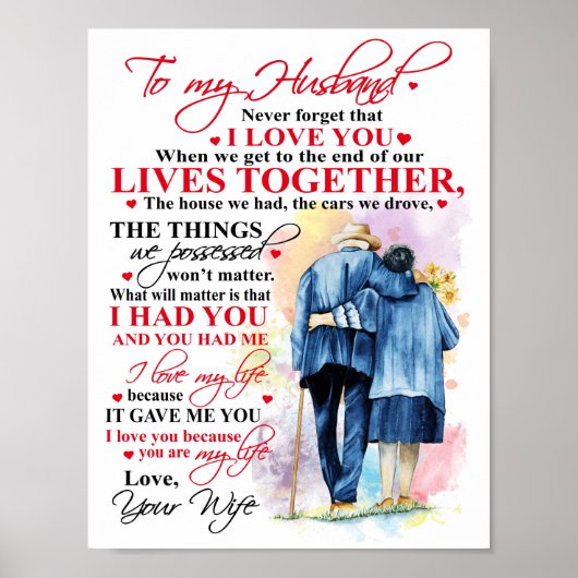 Poster Mon mari (Devant)