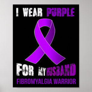 Poster Mon mari - Mon guerrier Fibromyalgie