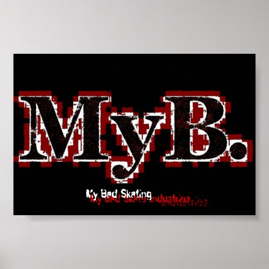Poster Mon Mauvais Patinage (Devant)