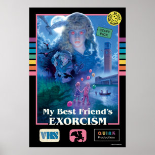 Poster Mon meilleur ami Exorcisme Couverture Vintage VHS