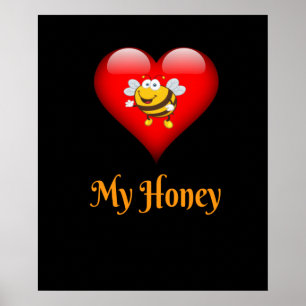 Poster Mon Miel Sauvez Le Cadeau Des Abeilles
