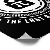 Poster Mon Mot Est Le Dernier 8 Chiffres De Pi Math Mathe (Coin)