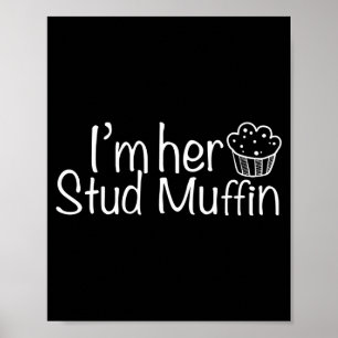 Poster Mon muffin stud sexy Application drôle pour couple