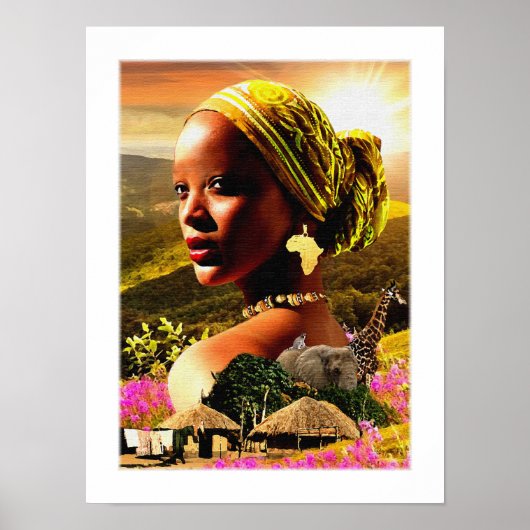 Poster Mon nom est l'Afrique (Devant)