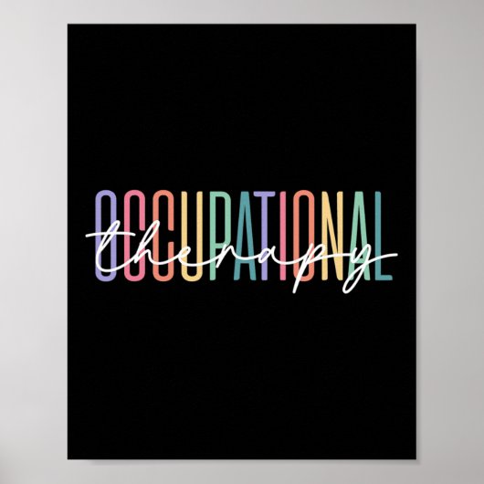 Poster Mon occupation préférée Autisme Éducation spéciale (Devant)