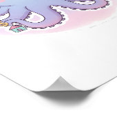 Poster Mon océan d'abondance - Mignonne pieuvre de la Man (Coin)