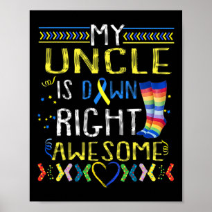 Poster Mon Oncle Est En Bas À Droite Très Awome Syndrome