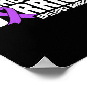 Poster Mon oncle est un guerrier Purple Ribbon Epilepsie  (Coin)