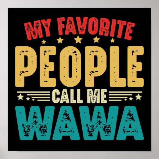 Poster Mon peuple favori m'appelle la Fête des Mères Wawa (Devant)