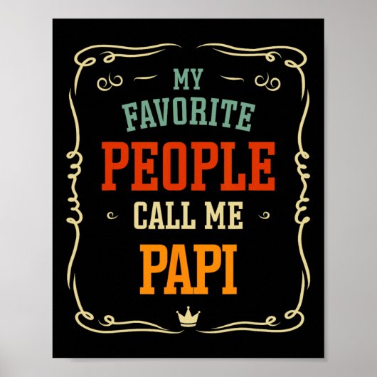 Poster Mon peuple favori m'appelle Papi Père &#; s Jour (Devant)