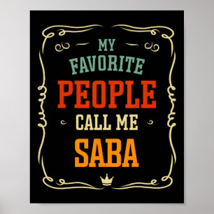 Poster Mon peuple favori m'appelle Saby Père&# s Jour
