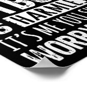 Poster Mon Pitbull est sans danger c'est moi que vous dev (Coin)