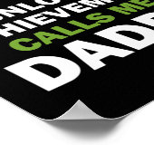 Poster Mon plus haut succès débloqué m'appelle Papa (Coin)