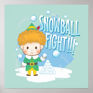 Poster Mon pote, l'Elf Snowball combat !