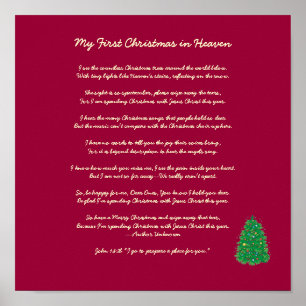 Poster Mon premier Noël au ciel