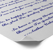 Poster Mon premier Noël au ciel (Coin)