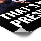 Poster Mon président Trump 2024 (Coin)