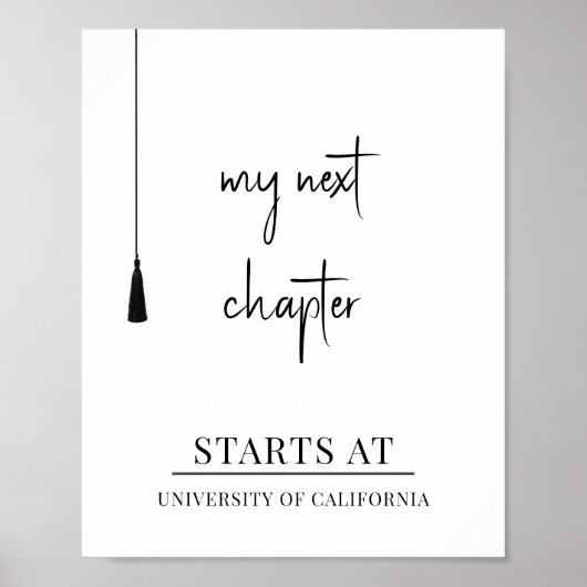 Poster Mon prochain diplôme de chapitre (Devant)