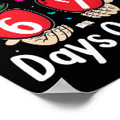 Poster Mon professeur a survécu 100 jours de moi drôle 6 (Coin)