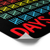 Poster Mon Professeur A Survécu De Moi 100E Jour D'Étudia (Coin)