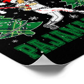 Poster Mon Pyjama de Noël Chemise Drôle Père Noël Vendre  (Coin)