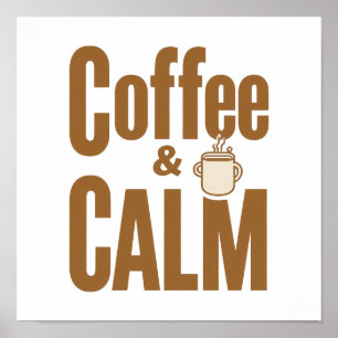Poster Mon rituel matinal : café et calme