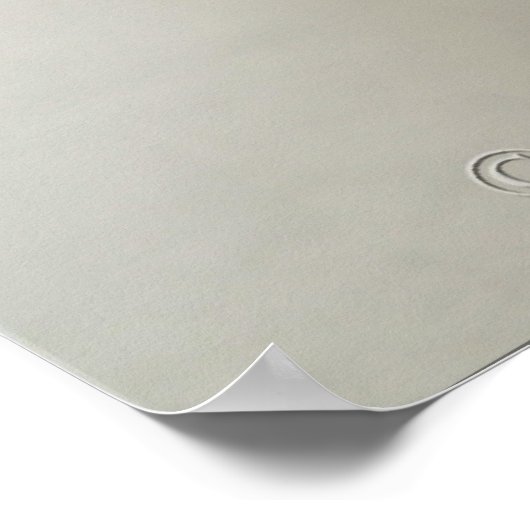 Poster Mon Rose d'anniversaire. (Coin)