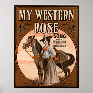Poster Mon rose occidental