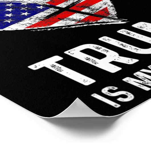 Poster Mon Sauveur Trump est-il mon président 2 (Coin)