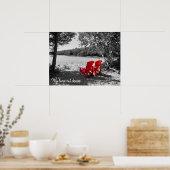 Poster Mon temps de sortie Chaises... (Cuisine)