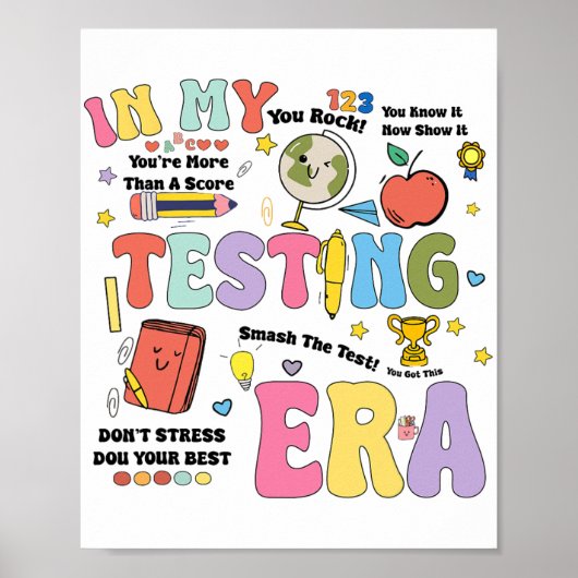 Poster Mon Test Era Stade Jour d'Essai Vous Avez Ce Motiv (Devant)