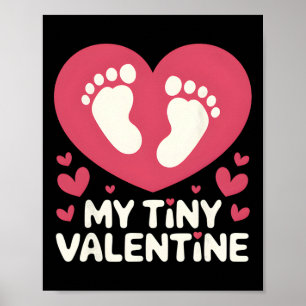 Poster Mon tout petit faire-part de grossesse de la Saint