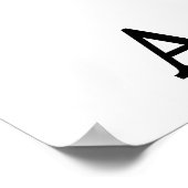 Poster Mon travail est ma vie Je suis un chef (Coin)