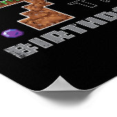 Poster Mon vidéo de jeu pour garçons Pixel 7 pour mon 7e  (Coin)
