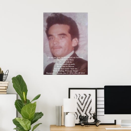 Poster Mon vrai amour (Bureau à domicile)