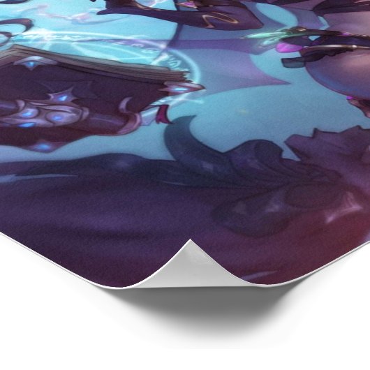 Poster Mona comme sorcière Genshin Impact (Coin)