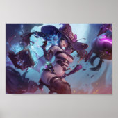 Poster Mona comme sorcière Genshin Impact (Devant)