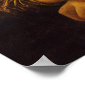 Poster Mona Lisa aime les légumes (Coin)