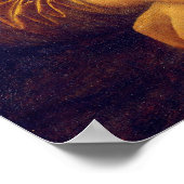Poster Mona Lisa Au Ruban Jaune (Coin)