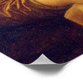 Poster Mona Lisa Au Ruban Rouge (Coin)