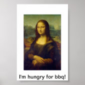 Poster Mona Lisa Bbq (Devant)
