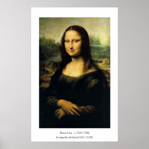 Poster Mona Lisa by Leonardo Da Vinci