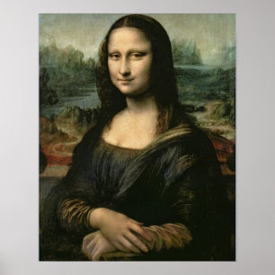 Poster Mona Lisa, c.1503-6 (huile sur le panneau)